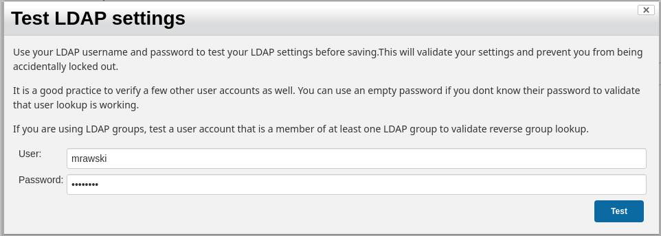 LDAP Test